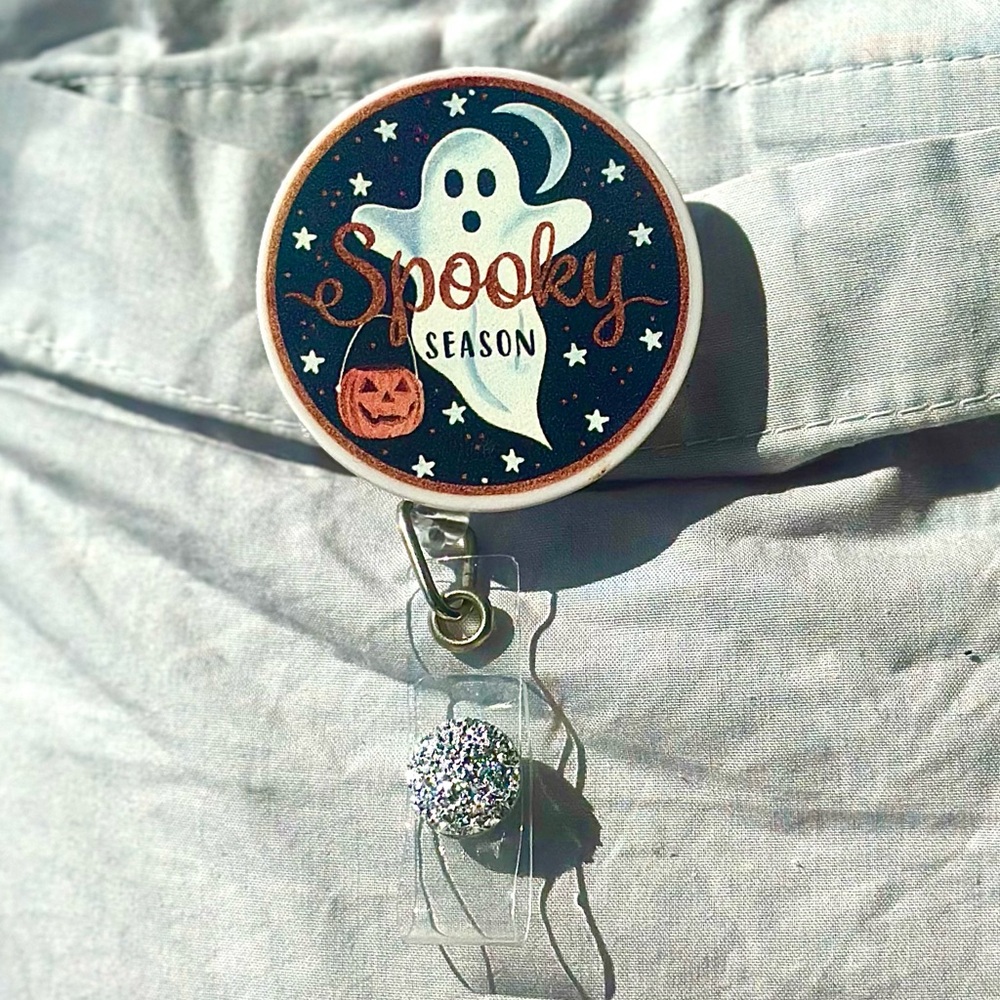 Spooky Season Ghost Badge Reel